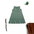thumbnail image 6 of Summer New Hot-Selling V-Neck Small Floral Print Sleeveless Women's Dress, 6 of 7