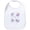 Cloud White, variant on CafePress - Peppa Pig: Morning To Evening - Cute Cotton Cloth Baby Bib, Toddler Bib