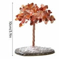 thumbnail image 6 of PRINxy Natural Quartz Crystal Money Tree Home Decor Bonsai Decoration, Pink, Crystal Decoration Type, 6 of 7