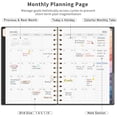 thumbnail image 3 of JUOJUOMHQ 2026-2027 Monthly Planner Medium Size 5.7" x 8.3" Agenda Calendar, 3 of 17