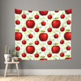 thumbnail image 2 of Balery Fruit Apples Pattern Tapestry 60x51 Inches - Large Wall Hanging Tapestry for Bedroom, Living Room, Dorm Decor - Artistic and Aesthetic Room Decor, 2 of 9
