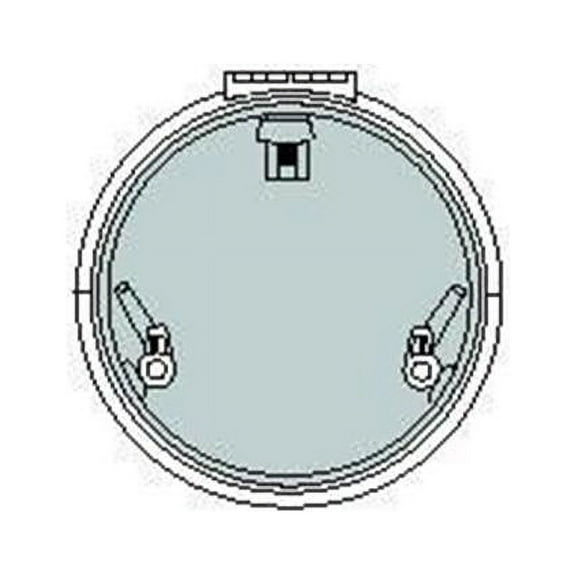 Lewmar Size 22 Low Profile Hatch Flange Base