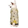 thumbnail image 1 of Balery Gnomes Bees And Sunflowers Sudadera con Capucha para Perros Pequeños – Ropa para Mascotas, Disfraz para Perros y Gatos, Ideal para Fiestas y Cosplay-X-Large, 1 of 7