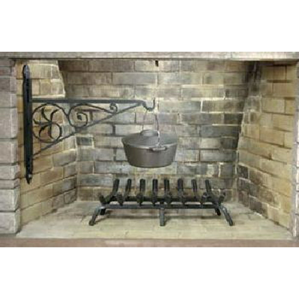 24'' Wrought Iron Fireplace Crane
