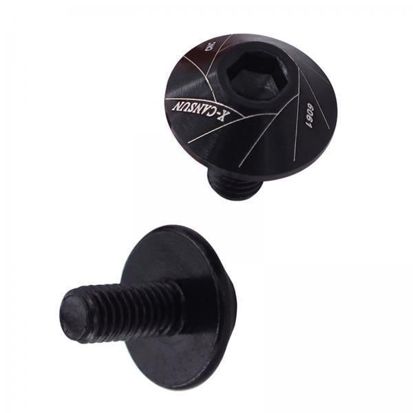 2x2 Uds Portabotellas De Agua Tornillo Resistente Hervidor Estante Tornillo Botella Soporte M5 Negro