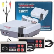 Retro Game Console  Mini Retro Game System Built-in 620 Games and 2 Controllers, Old-School Gaming System for Adults and Kids8-Bit Video Game System with Classic Games