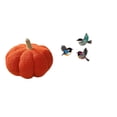 thumbnail image 1 of Encantador juego de cojines de calabaza de pared de pájaro de madera para un acogedor dormitorio, sala de estar, y jardín, decora, 1 of 8
