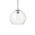 thumbnail image 1 of Lámpara Colgante Elegant Lighting Baxter Cromo Transparente 110V, 1 of 8