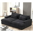 thumbnail image 3 of US Pride Furniture 54'' Depth deep seated sofa in Black, 3 of 5