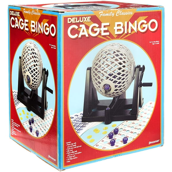 Pressman - Deluxe Cage Bingo