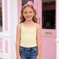 thumbnail image 7 of Gubotare Tank Tops for Girls Undershirt Girls Dance Tank Tops Sleeveless Racerback Athletic Shirts Dance Outfit for Ballet Gymnastics Size 8-9 (Light Yellow,8-9 Years), 7 of 7