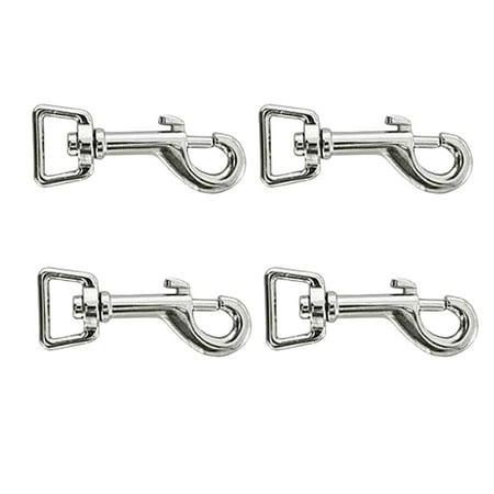 

46AI 4 Pack 3/4 In. Die Cast Hilason Bolt Snap Loopeye Nickle Plated
