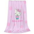 thumbnail image 4 of Hello Kitty Fleece Blanket Super Soft Cozy Throw Blanket 60"X50", Lightweight Fuzzy Comfy Flannel Blanket Warm Plush Throw Blankets For Couch, Sofa, Bed, 4 of 7