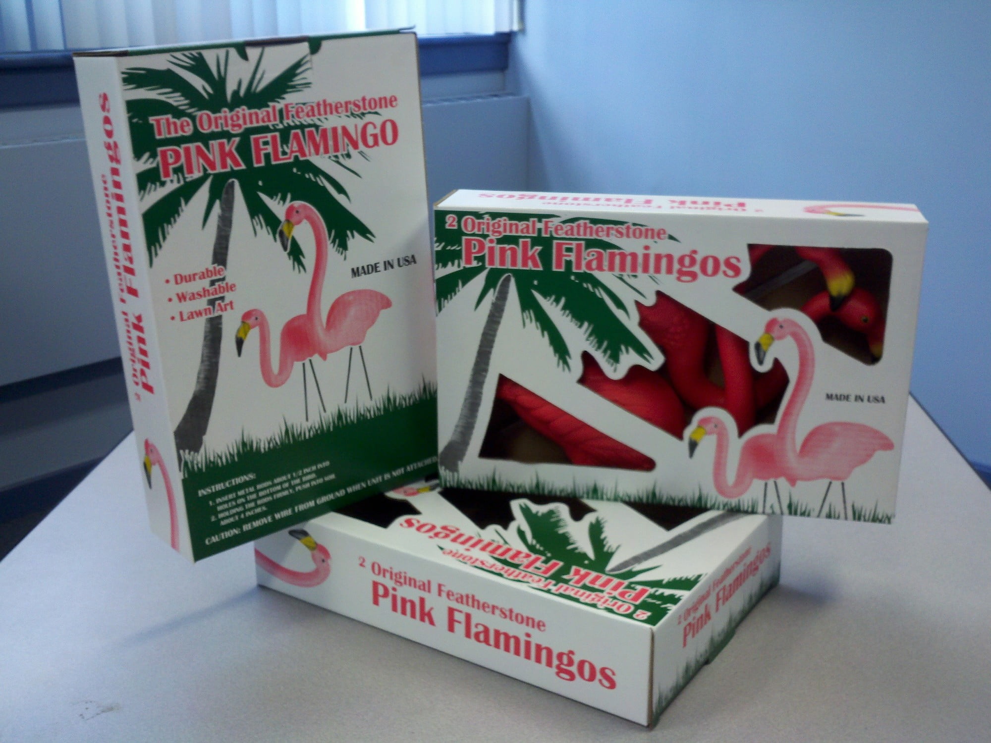Union 62360 31 25 Pink Flamingo 2 Count