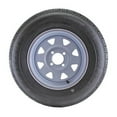 thumbnail image 2 of ST175/80R13 Globaltrax Trailer Tire Load Range D on 4x4" Bolt Pattern White Spoke Wheel, 2 of 4