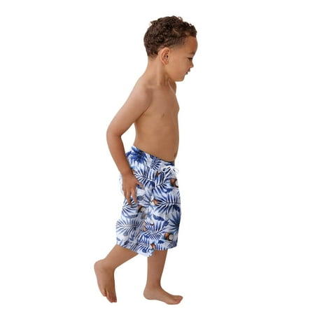 

Rovga Boys Summer Printed Beach Pants Children Outfit Boys Pants Family Clothing Board Shorts Parent-Child Clothing