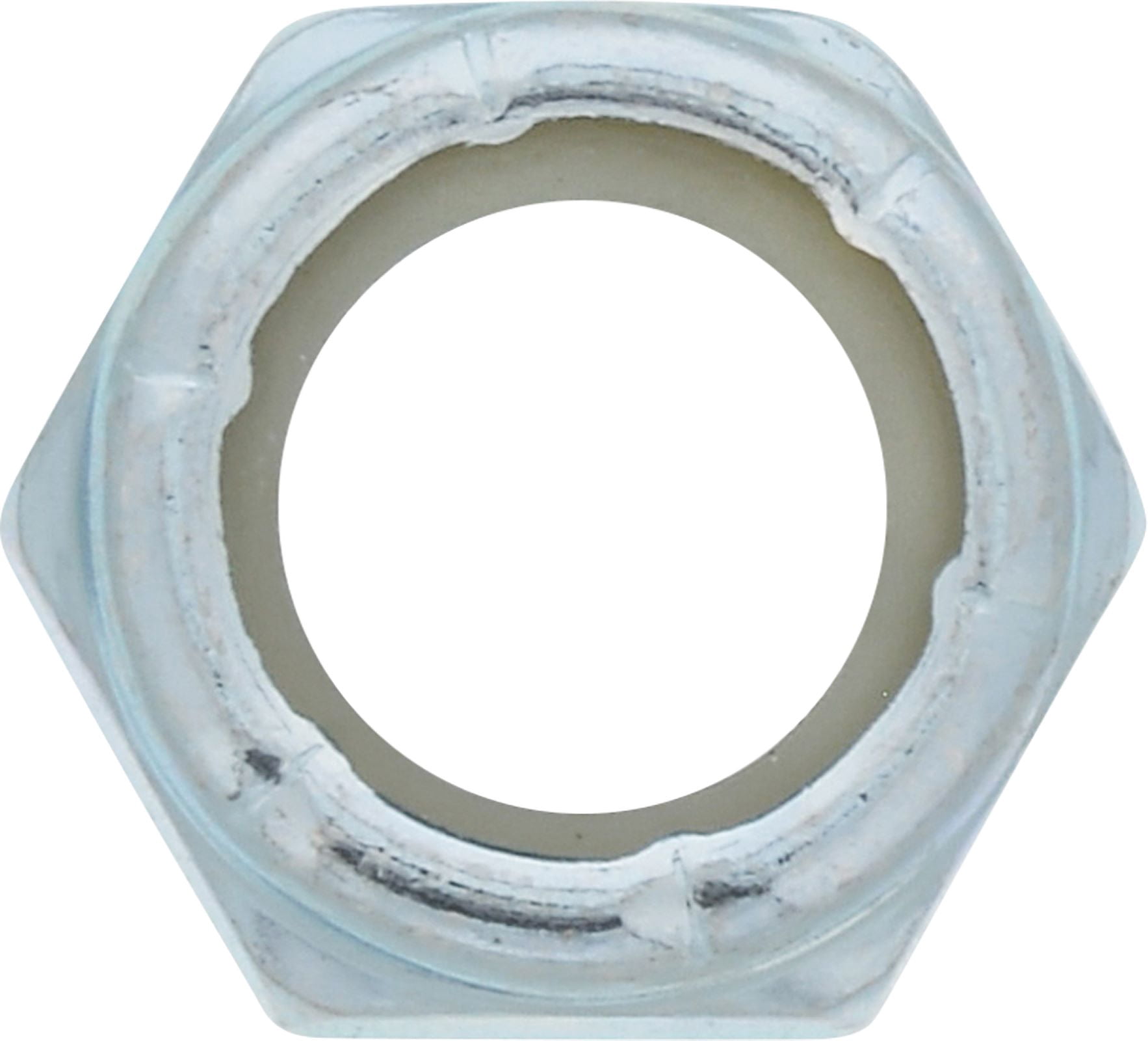(6 pack) Hillman Metric Stop Nuts, M6-1.00, Steel, Zinc Finish, Silver, 10 pack