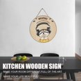 thumbnail image 2 of Music Because Murder Is Wrong Raccoon Round Wooden Sign,Vintage Sign Wall Art Painting Pub Bar Home Decor,Raccoon Gifts for Raccoon Lovers, Funny Raccoon Wood Sign 12x12 inches, 2 of 7