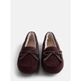 thumbnail image 3 of Wonder Nation Little and Big Girls Faux Fur Lined Moccasin Slippers, 3 of 5