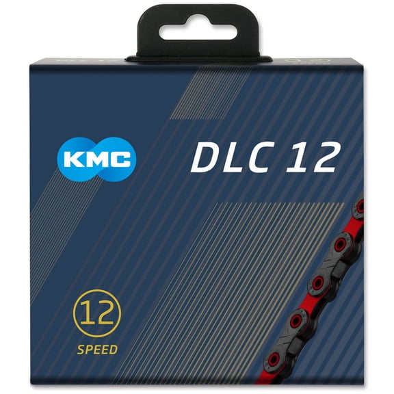 KMC DLC12 12 Speed Chain Black / Red