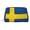 Gold, variant on Travel Makeup Bag Swedish Flag Cosmetic Bag for Women, Waterproof Portable Pouch Toiletry Bag Pattern Make up Bag Gold