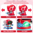 thumbnail image 4 of Kivdit Robot Toys for Kids,Singing Dancing Electronic Toys with Flashing Lights,Gifts for Boys Girls, 4 of 8