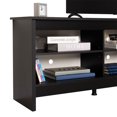 thumbnail image 5 of Madesa Media Console TV Stand Entertainment Center with 6 Shelves and Cable Management for 65, 75 Inch Television Living Room and Bedroom Modern Wooden - Black, 5 of 5