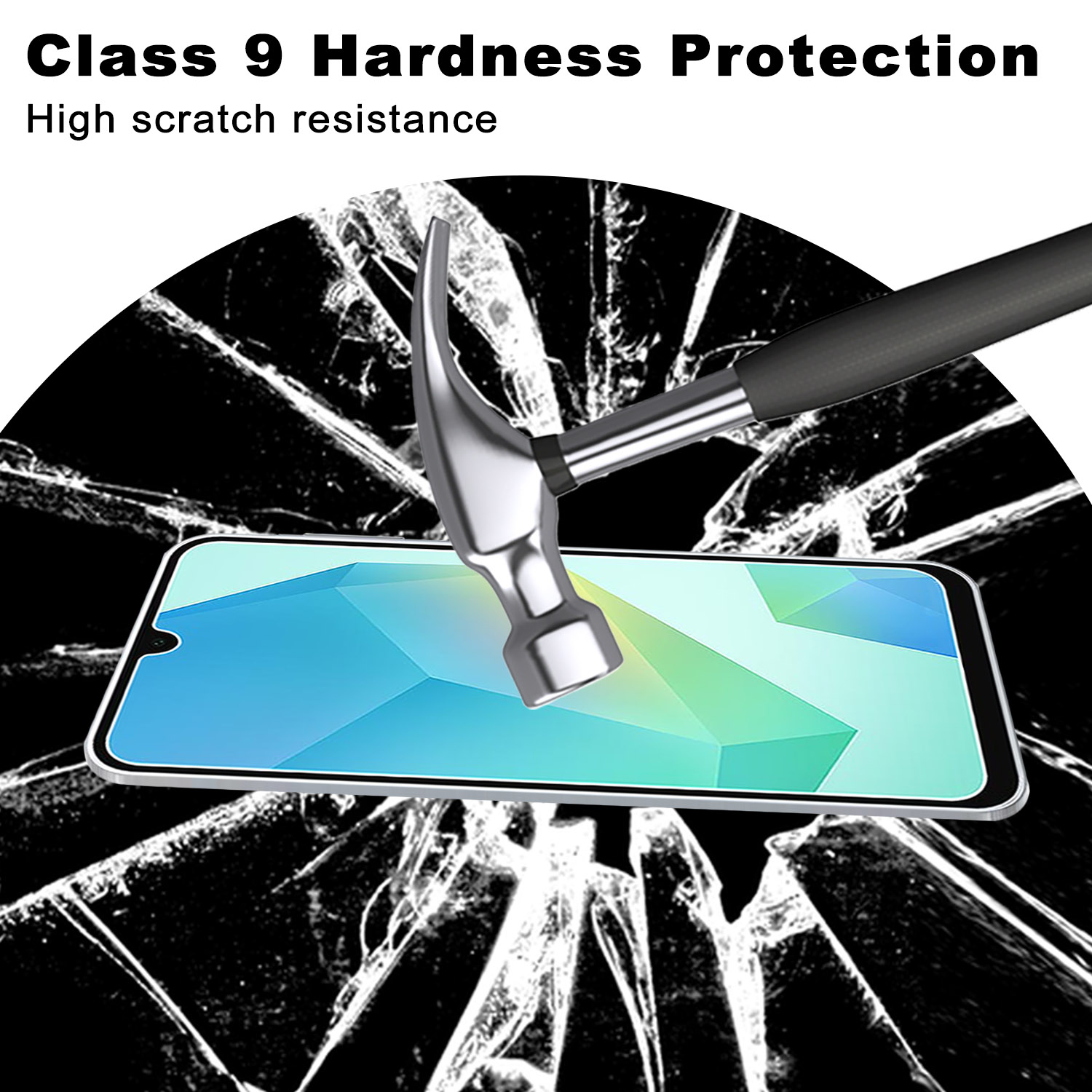 KIQ Tempered Glass Screen Protector for Samsung Galaxy A16 5G, 3-Pack photo 3