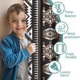 thumbnail image 3 of Blackout Kids Curtains,Boho Bohemia Geometric Line Art Childrens Insulated Curtains Set Of 2,Bedroom Essentials,Toddler Room Decor 42"x84"(106x213cm), 3 of 4