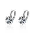 thumbnail image 1 of Nuevos pendientes de plata de ley 925 con cristal de circón brillante para mujer, joyería de moda, regalos para fiesta de compromiso y boda, 1 of 2