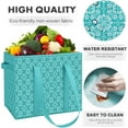 thumbnail image 5 of Neighborly Nook Reusable Grocery Bags [3 Pack],Large Grocery Tote Bag Water Resistant Shopping Bags Foldable Grocery Bag for Clothes,Shoes and Picnic,Green, 5 of 14
