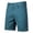Blue, variant on Dolkfu Flat Front Big and Tall Shorts for Men Zipper Cargo Shorts Work Stretch Mens 5 Inch Shorts 28