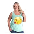 thumbnail image 1 of Normal is Boring - Women's Plus Size Tank Top, up to Size 28 - Emoji Winky Face, 1 of 4