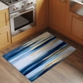 thumbnail image 2 of Watercolor White Gold Blue Area&nbsp;Rug 2x3ft Abstract Brush Non-Slip&nbsp;Washable Square&nbsp;Rugs Soft Felt Indoor Floor Mat for Bedroom Kitchen Living Room Bathroom, 2 of 9