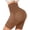 Brown-Large, variant on Brown High-Waist Shapewear Panties With Padded Butt Lifter Seamless Body
