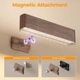 thumbnail image 4 of Magnetic Wireless Battery Operated Wall Sconce, 2-Pack – Rechargeable with Remote & Touch Control, 3-Color LED, 360° Rotatable, Walnut, 4 of 9
