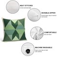 thumbnail image 3 of Green And Beige Modern Art Geometric Pillow Covers,Green And Beige Modern Art Geometric Throw Pillow Covers 20"×20" ,Living Room Sofa Couch Pillow Covers,Decorative Pillow Covers, 3 of 7