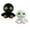 Black+White, variant on 2Pcs Bob Plush,7.9inch Slap Battles Bob Plushies Cute Robot Plush Toy Stuffed Toy Great Peripheral Plush Doll Gift for Game Fans,Boys and Girls