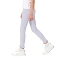 thumbnail image 7 of jobturf Girls Leggings High Waisted Ruffle Trim Ribbed Yoga Pants Summer Stretchy Casual Trousers for Kids 1-10 Years, 7 of 7
