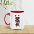 thumbnail image 4 of 4th of July Miniature Pinscher Celebrates Independence Day 11oz Accent Two-tone Mug Mini Pin Dog Lover Coffee Tea Cup - 12010, 4 of 5