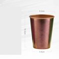 thumbnail image 1 of Taza de agua de titanio puro de una sola capa de aspecto alto de 380ML, taza de cerveza al aire libre, taza de salud anticaída portátil for el hogar y la Oficina, 1 of 2