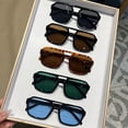 thumbnail image 3 of 2026 New Candy-Colored Women's Sunglasses, Cross-Border Fashion Trend Square Frame Sunglasses, Retro Personality Eyewear, Unisex, 3 of 7