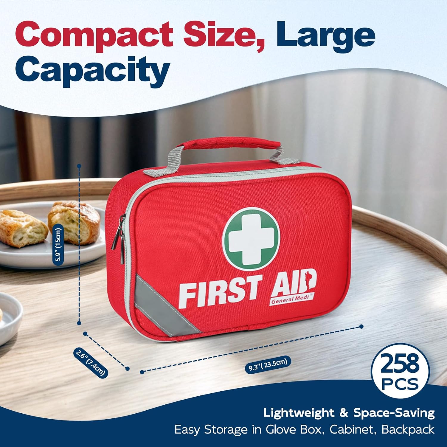 General Medi 2-in-1 First Aid Kit 215 Piece Plus Mini 43 Piece photo 6