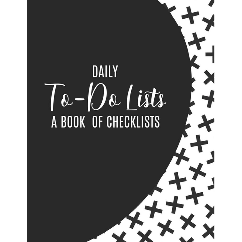 Daily ToDo Lists A Book of Checklists Daily Task List Organizer