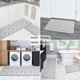 thumbnail image 5 of Black and White Christmas Snowflake Pattern Kitchen Rugs Sets Of 2,Anti Fatigue Kitchen Mat Rugs Non Slip Washable,Decorative Kitchen Floor Mats for Kitchen,Sink,Laundry,17"x30"+17"x47", 5 of 7