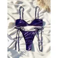 thumbnail image 2 of Bañador ahuecado de una pieza para mujer, traje de baño Sexy de un hombro con anillo atado, Bikini de Tanga con Espalda descubierta, traje de baño 2024, 2 of 5