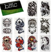 BMC 10pc Stylish Large Statement Temporary Water Transfer Fashion Tattoos Set BMC 10pc Stylish Large Statement Temporary Water Transfer Fashion Tattoos Set
