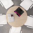 thumbnail image 3 of 42W Round Conference Table with Wooden Base in Natural Elm - Engineered Wood, 3 of 7