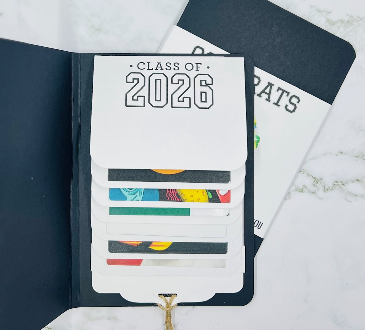 Graduation Waterfall Gift Card Booklet