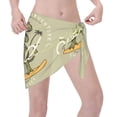 thumbnail image 3 of Bingfone Dinosaur Women's Sarong Swimsuit Cover Ups Bathing Suit Coverups Chiffon Beach Wrap Skirts, 3 of 7